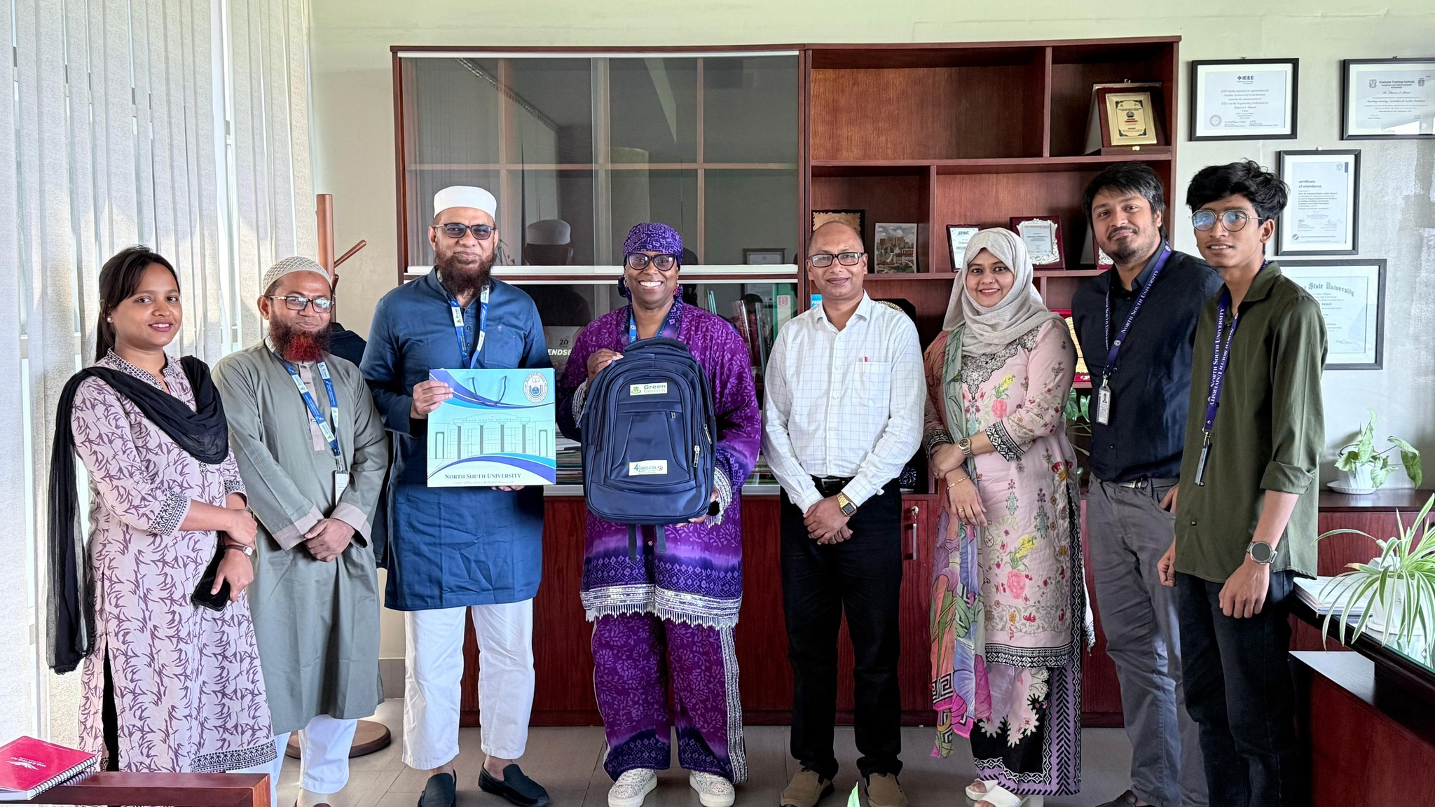 NSU Visits Green University