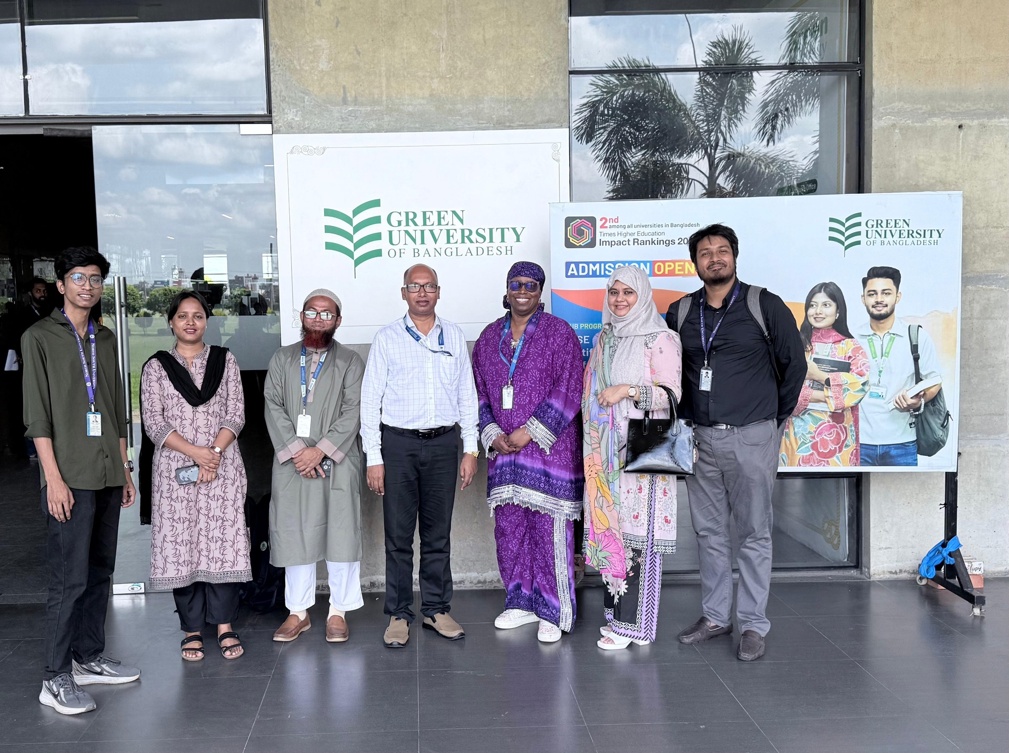 NSU Visits Green University2