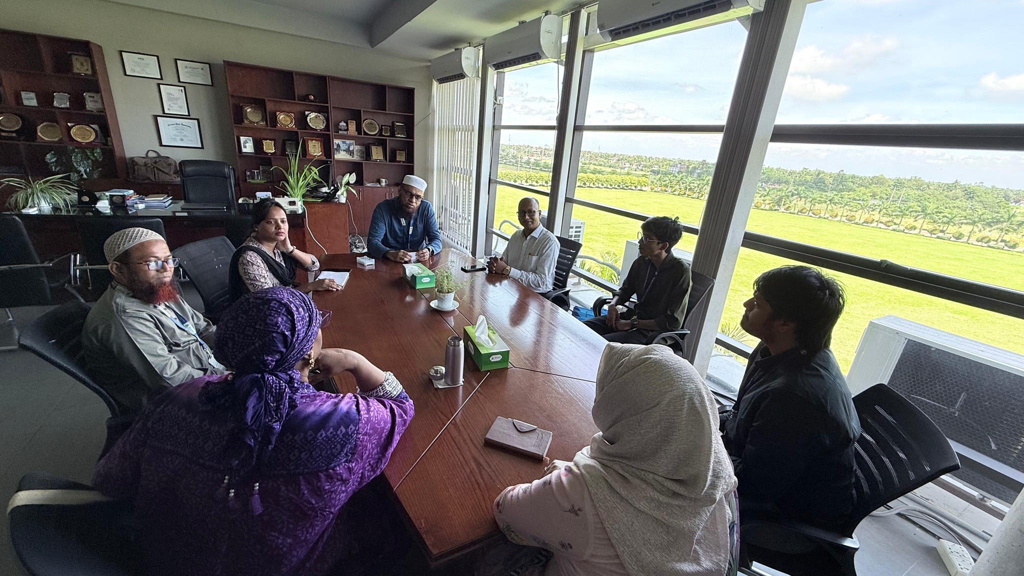 NSU Visits Green University4