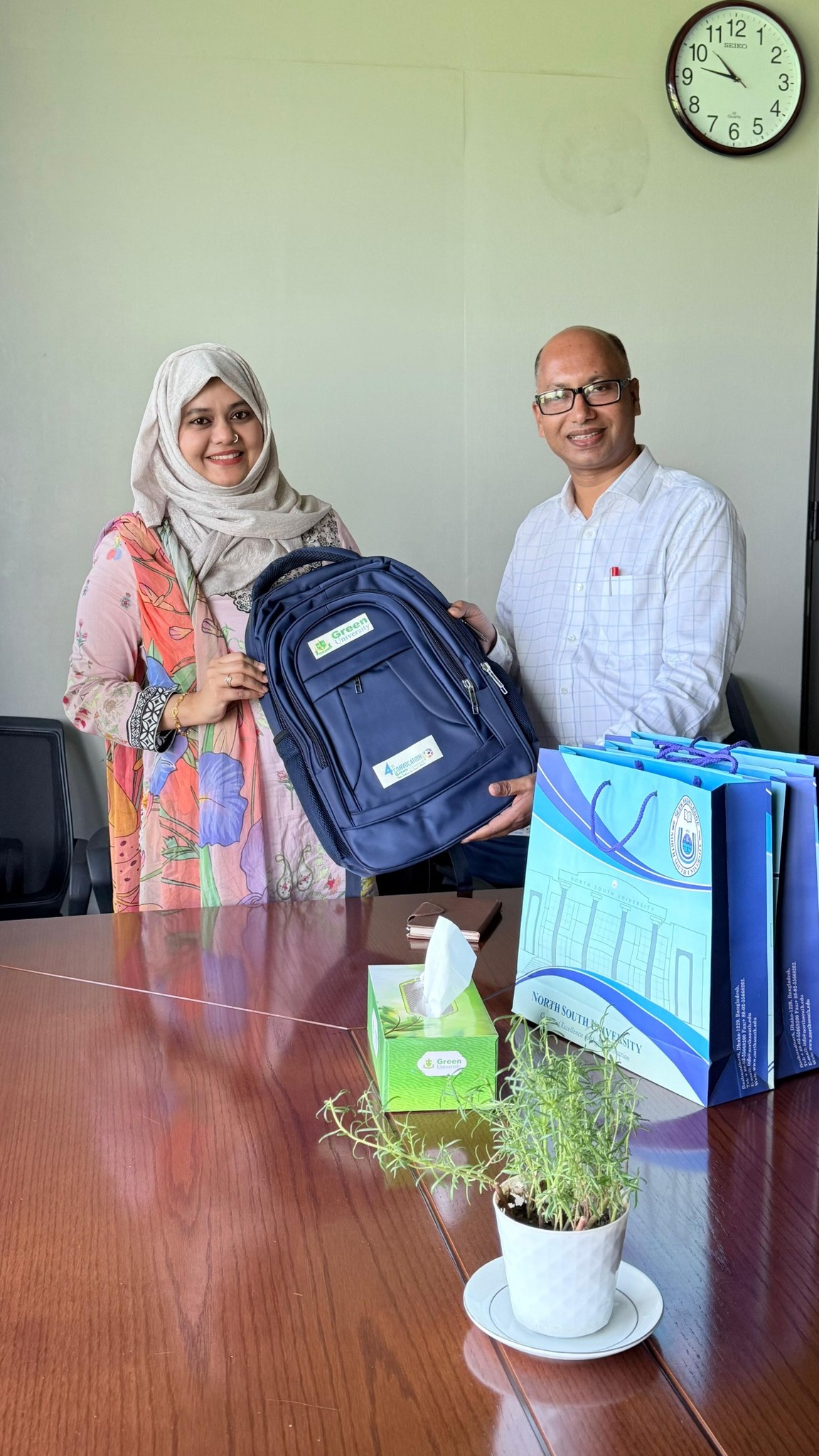 NSU Visits Green University6