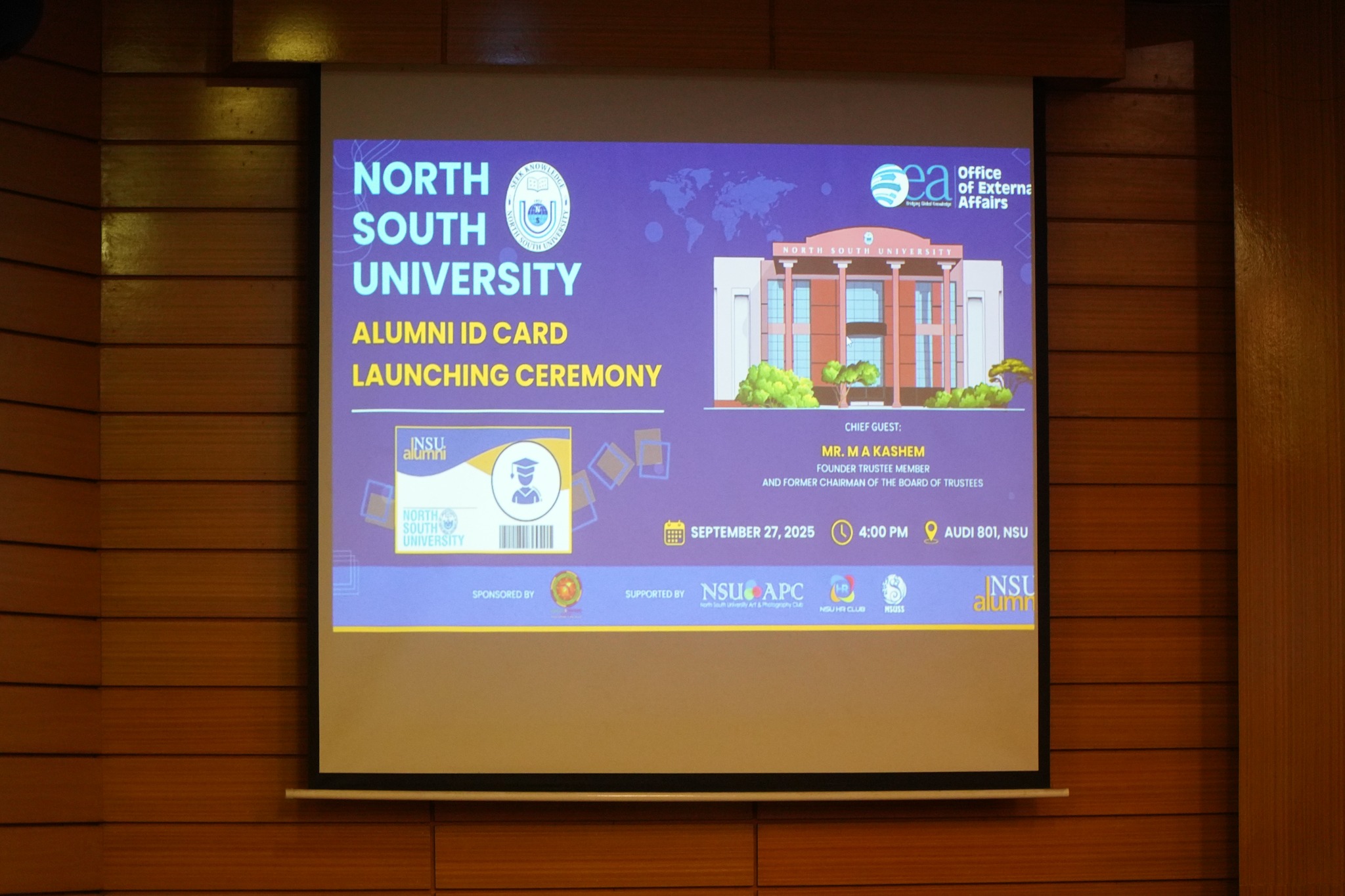 NSU Alumni ID Card Launching Ceremony 20253