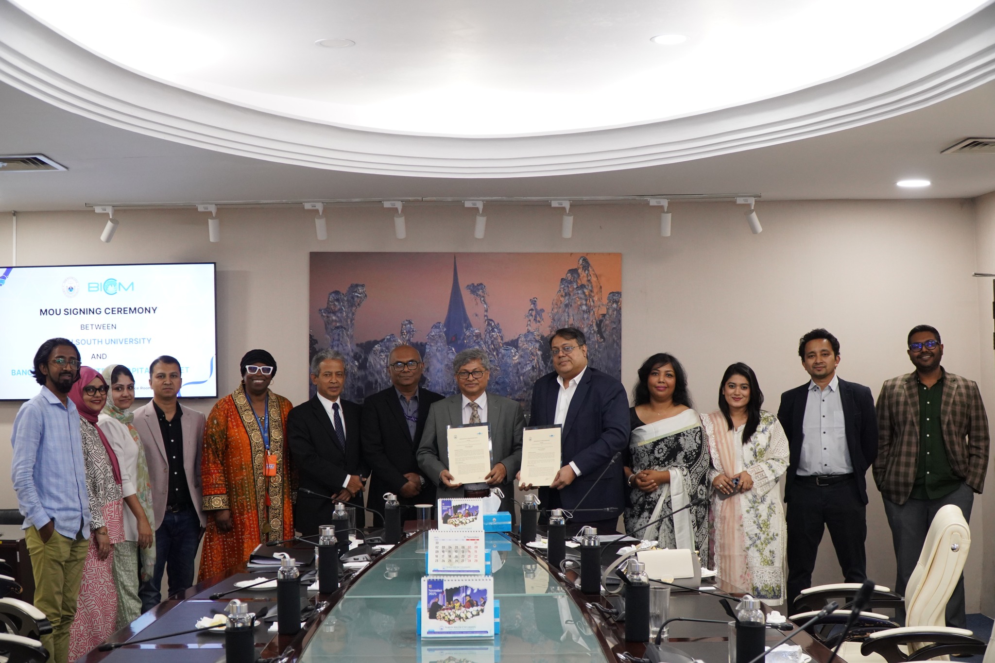 MoU Signing Ceremony between North South University and Bangladesh Institute of Capital Market (BICM)