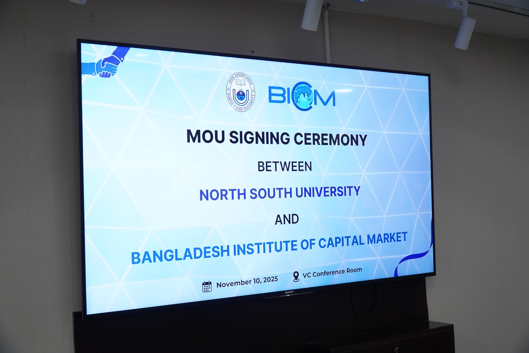 MoU NSU and BICM