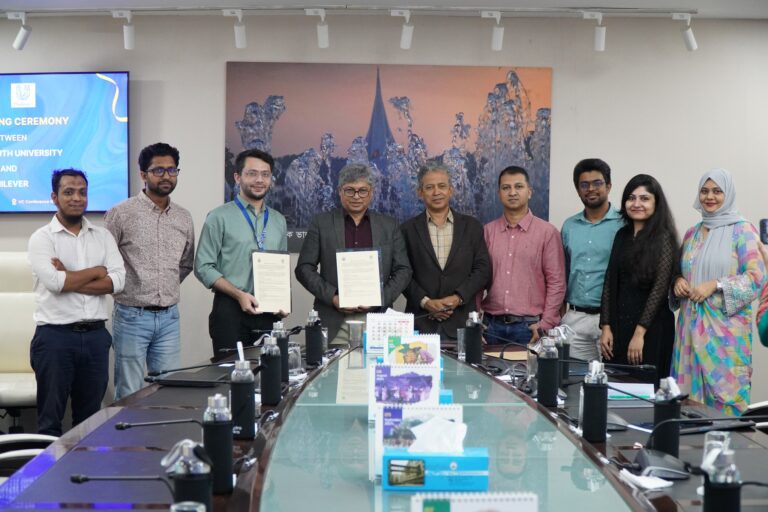 MoU Signing Ceremony between North South University and Unilever Bangladesh