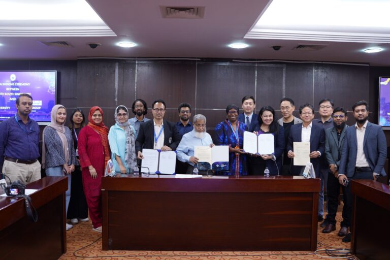 MoU Signing Ceremony between North South University and Woosong University & ACOTE Group