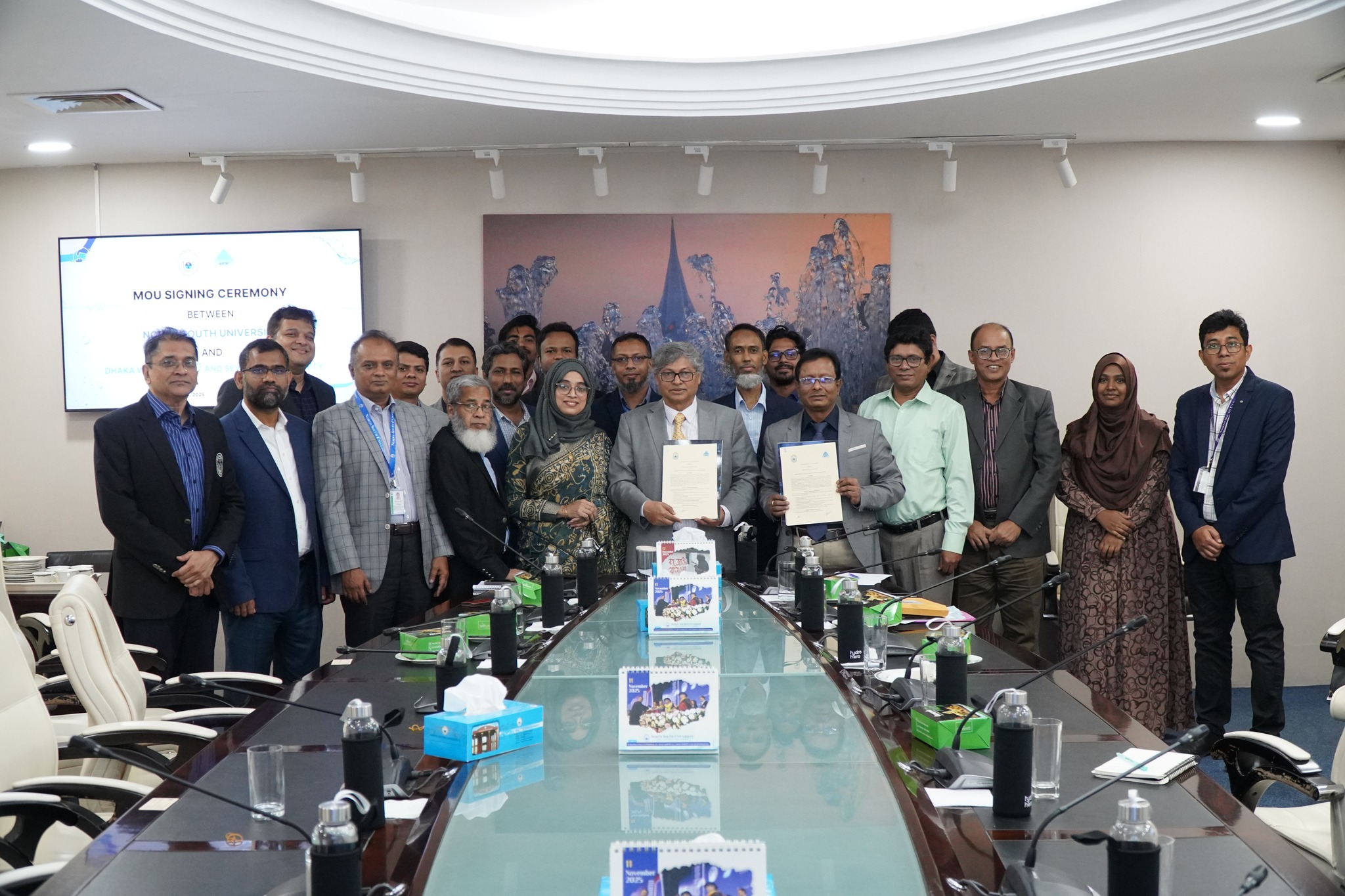 MoU Signing Ceremony between North South University and Dhaka Water Supply and Sewerage Authority (DWASA)