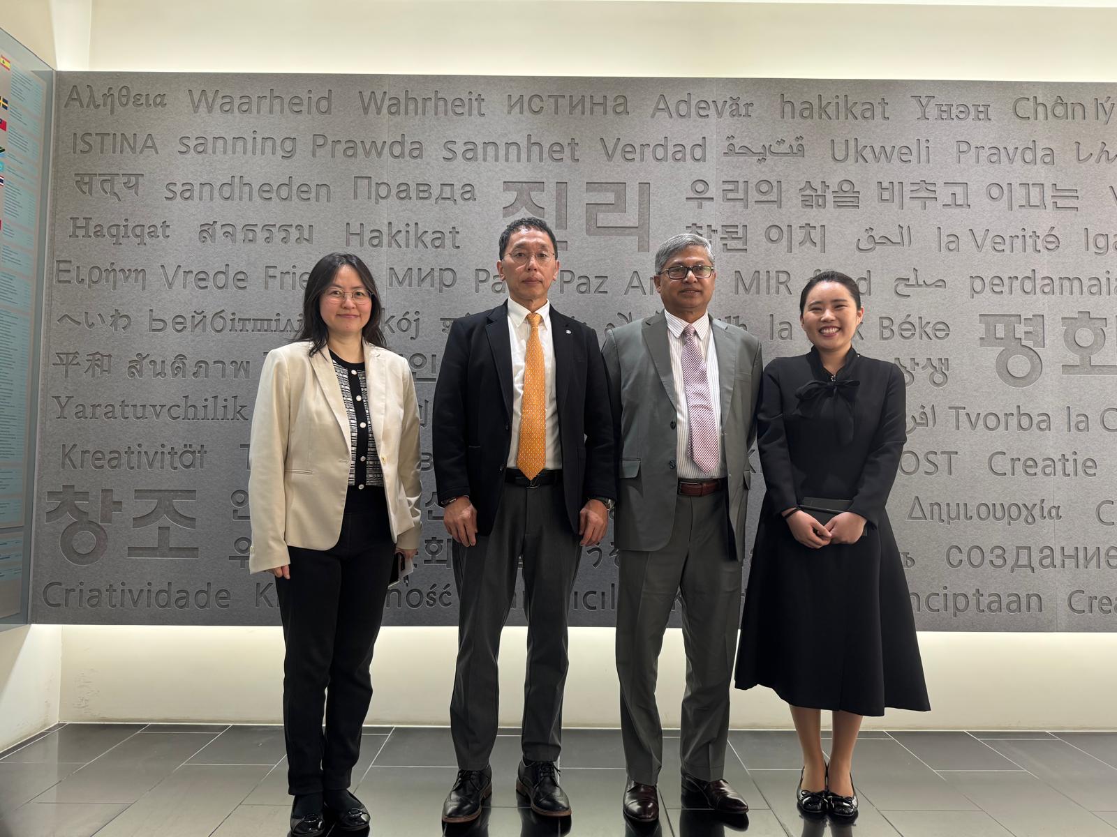 Vice Chancellor of North South University attended a collaboration meeting at Hankuk University of Foreign Studies (HUFS), South Korea3