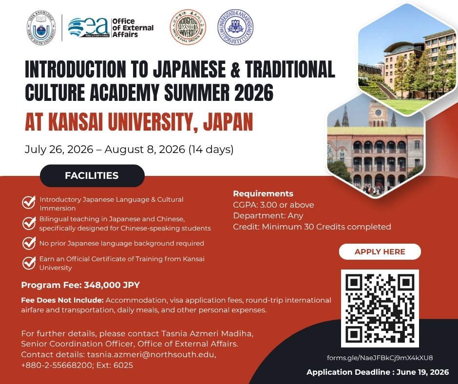 Introduction to Japanese & Traditional Culture Academy Summer 2026 at Kansai University, Japan