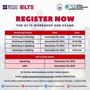 Registration for the IELTS Academic Paper-Based exam is now open!